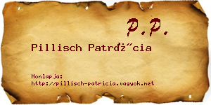 Pillisch Patrícia névjegykártya